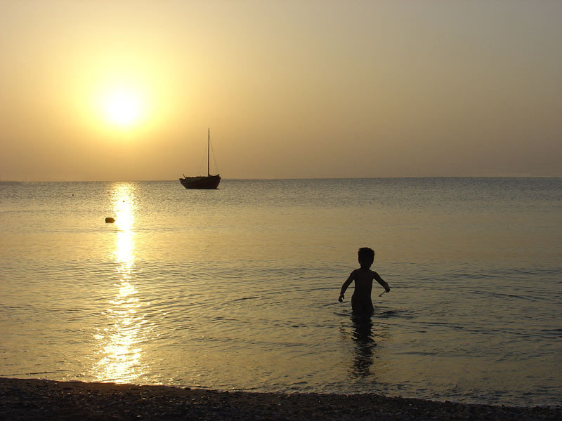 Evening at Agios Gordis